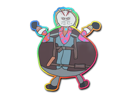 Buy CS2 sticker Sticker | Poorly Drawn Bloody Darryl (Holo) skin