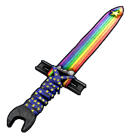 Buy Rust salvaged sword Rainbow Sword skin