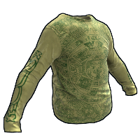 Buy Rust long tshirt Aztec Long T-Shirt skin