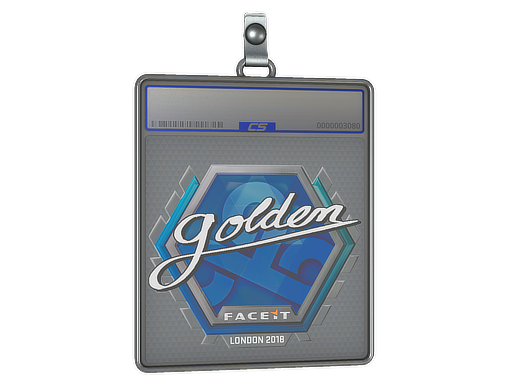 Buy CS2 charm Sticker Slab | Golden | London 2018 skin