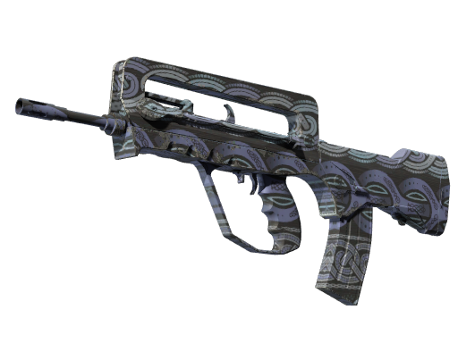 Buy CS2 rifle FAMAS | Night Borre (Minimal Wear) skin