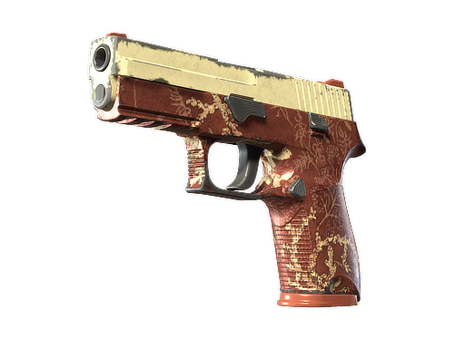 Buy CS2 pistol P250 | Red Tide (Well-Worn) skin