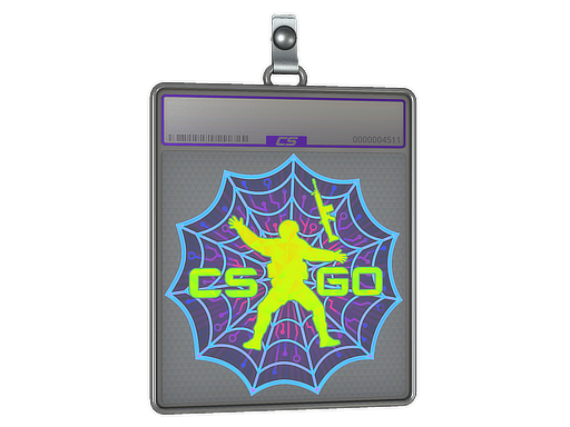 Buy CS2 charm Sticker Slab | Web Stuck (Holo) skin