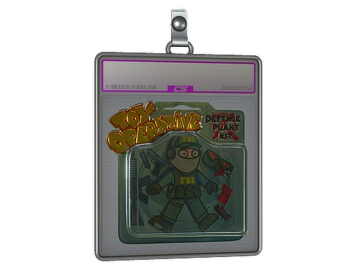 Buy CS2 charm Sticker Slab | Factory Sealed (Foil) skin
