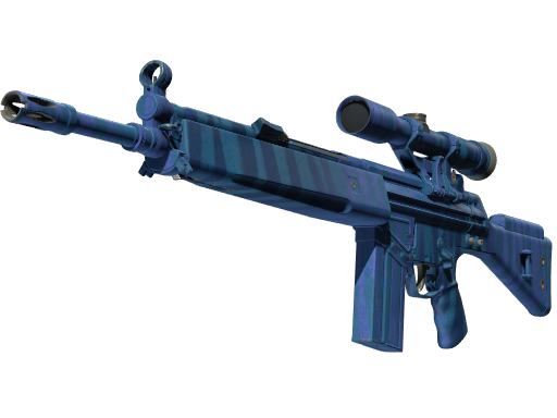 Buy CS2 sniper rifle G3SG1 | Azure Zebra (Minimal Wear) skin