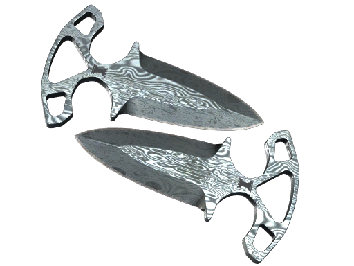 Buy CS2 knife ★ Shadow Daggers | Damascus Steel (Battle-Scarred) skin