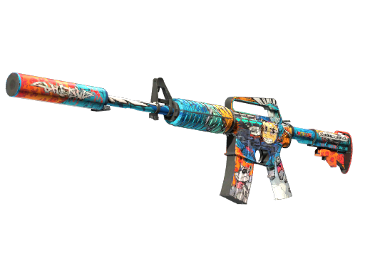 Buy CS2 rifle StatTrak™ M4A1-S | Player Two (Well-Worn) skin