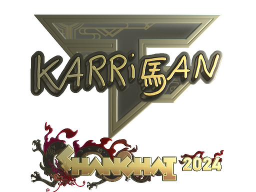 Buy CS2 sticker Sticker | karrigan (Gold) | Shanghai 2024 skin