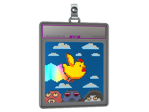 Buy CS2 charm Sticker Slab | Eyes In The Sky (Foil) skin