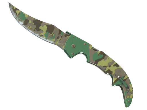 Buy CS2 knife ★ Falchion Knife | Boreal Forest (Well-Worn) skin
