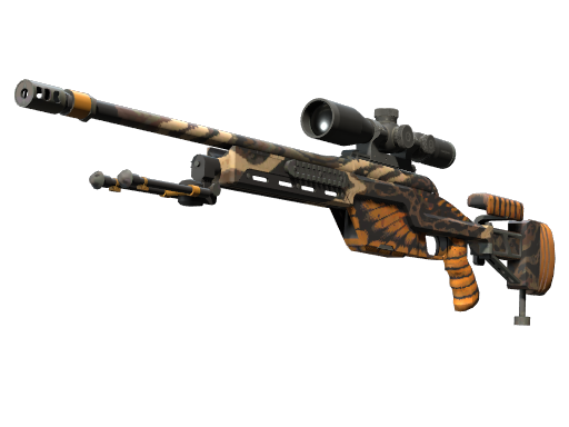Buy CS2 sniper rifle StatTrak™ SSG 08 | Death's Head (Minimal Wear) skin