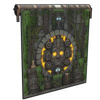 Buy Rust misc Forbidden Mayan Temple Garage Door skin