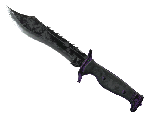 Buy CS2 knife ★ Bowie Knife | Ultraviolet (Battle-Scarred) skin