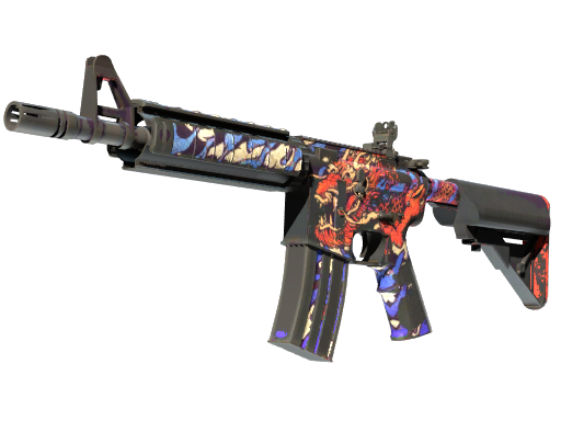 Buy CS2 rifle StatTrak™ M4A4 | 龍王 (Dragon King) (Battle-Scarred) skin