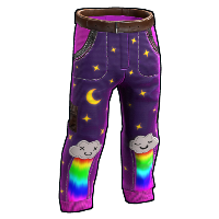 Buy Rust pants Rainbow Pony Pants skin