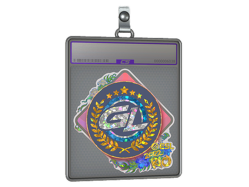 Buy CS2 charm Sticker Slab | GamerLegion (Glitter) | Rio 2022 skin