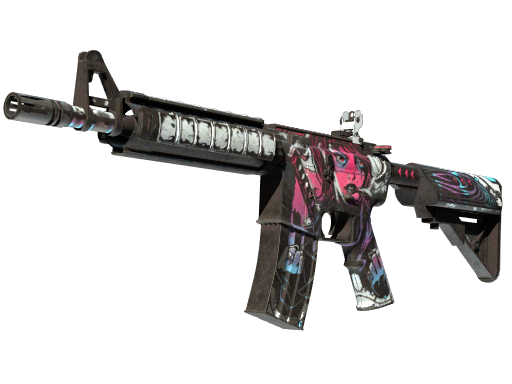 Buy CS2 rifle M4A4 | Neo-Noir (Battle-Scarred) skin