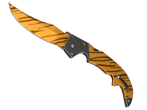 Buy CS2 knife ★ StatTrak™ Falchion Knife | Tiger Tooth (Factory New) skin