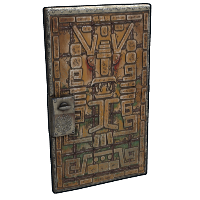 Buy Rust sheet metal door Aztec Door skin