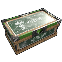 Buy Rust large wooden box Scientific Medicine Storage skin
