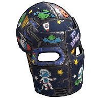 Buy Rust metal facemask Space Raider Facemask skin