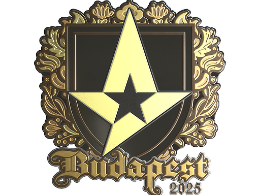 Buy CS2 sticker Sticker | Astralis (Gold) | Budapest 2025 skin
