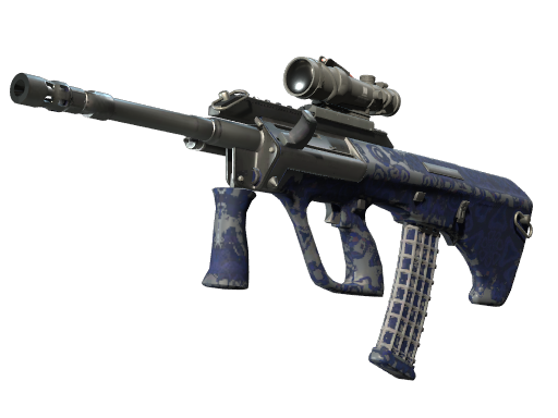 Buy CS2 rifle AUG | Navy Murano (Battle-Scarred) skin