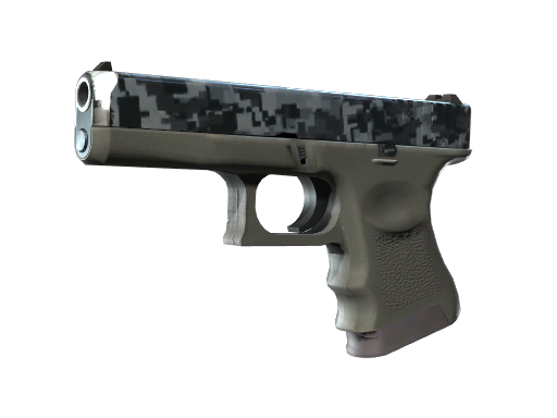 Buy CS2 pistol StatTrak™ Glock-18 | Steel Disruption (Field-Tested) skin