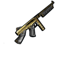 Buy Rust weapon Black Gold Thompson skin