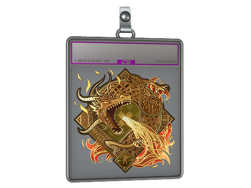 Buy CS2 charm Sticker Slab | Dragon Lore (Foil) skin