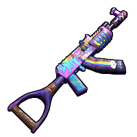 Buy Rust ak47u Rainbow Pony AR skin