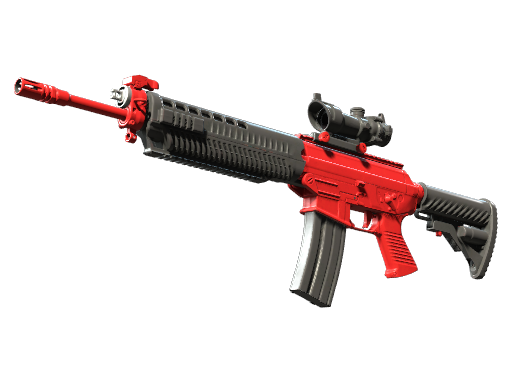 Buy CS2 rifle SG 553 | Candy Apple (Minimal Wear) skin