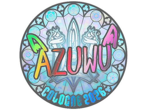 Buy CS2 sticker Sticker | AZUWU (Holo) | Cologne 2026 skin