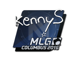 Buy CS2 sticker Sticker | kennyS | MLG Columbus 2016 skin