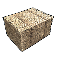 Buy Rust wooden box Hay Storage skin