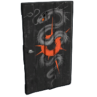 Buy Rust wooden door Serpent Lightkeeper Wooden Door skin