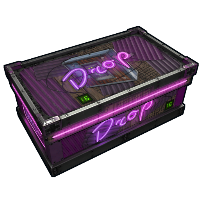 Buy Rust large wooden box Neon Drop Box Storage skin