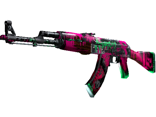 Buy CS2 rifle StatTrak™ AK-47 | Neon Revolution (Battle-Scarred) skin