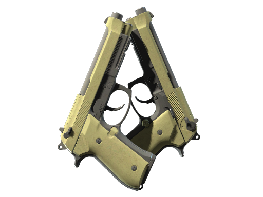 Buy CS2 pistol Souvenir Dual Berettas | Colony (Well-Worn) skin