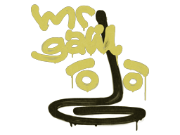 Buy CS2 graffiti Sealed Graffiti | Recoil Galil AR (Tracer Yellow) skin