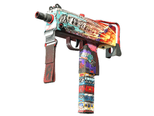 Buy CS2 smg Souvenir MAC-10 | Derailment (Field-Tested) skin