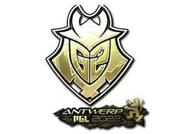 Buy CS2 sticker Sticker | G2 Esports (Gold) | Antwerp 2022 skin