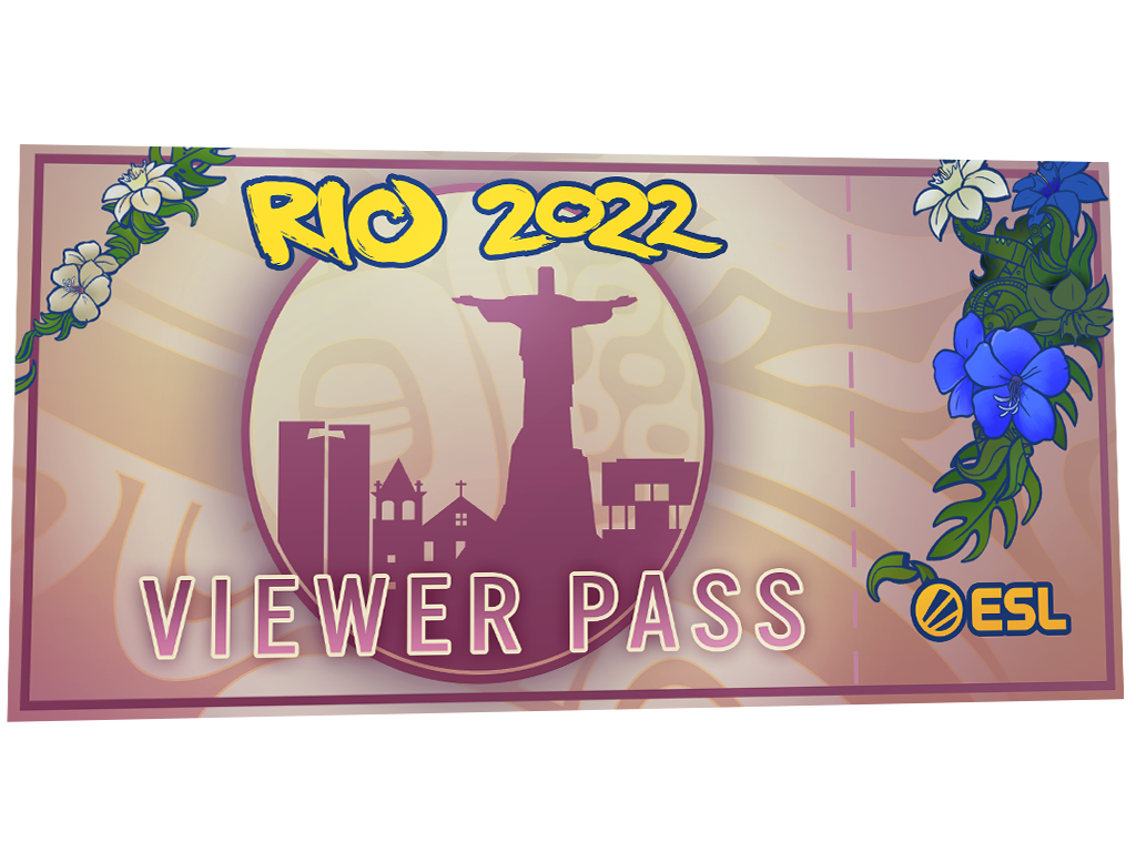 Buy CS2 pass Rio 2022 Viewer Pass skin