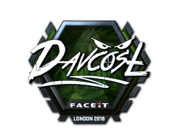 Buy CS2 sticker Sticker | DavCost (Foil) | London 2018 skin