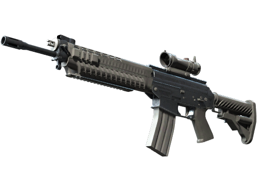 Buy CS2 rifle Souvenir SG 553 | Damascus Steel (Minimal Wear) skin