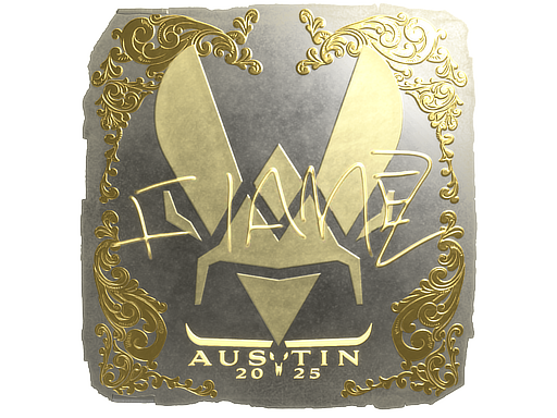 Buy CS2 sticker Sticker | FlameZ (Gold) | Austin 2025 skin