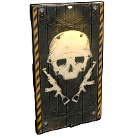 Buy Rust wooden door Danger Zone Wooden Door skin