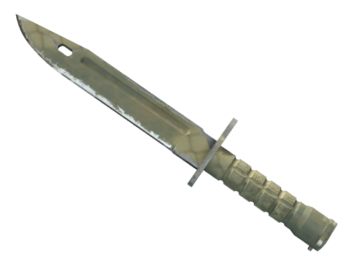 Buy CS2 knife ★ StatTrak™ Bayonet | Safari Mesh (Well-Worn) skin