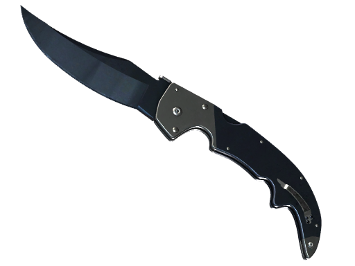 Buy CS2 knife ★ Falchion Knife | Blue Steel (Well-Worn) skin