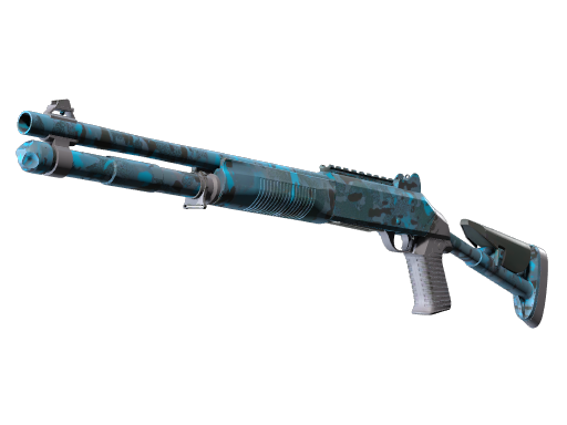 Buy CS2 shotgun XM1014 | VariCamo Blue (Minimal Wear) skin